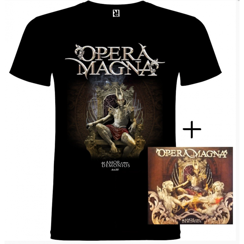 Pack Camiseta y CD Trilogia Del Amor y Otros Demonios
